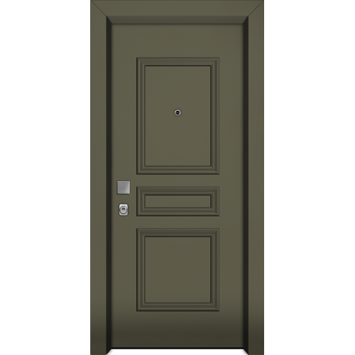 A107 Πόρτα Ασφαλείας Αλουμινίου Πρεσσαριστή